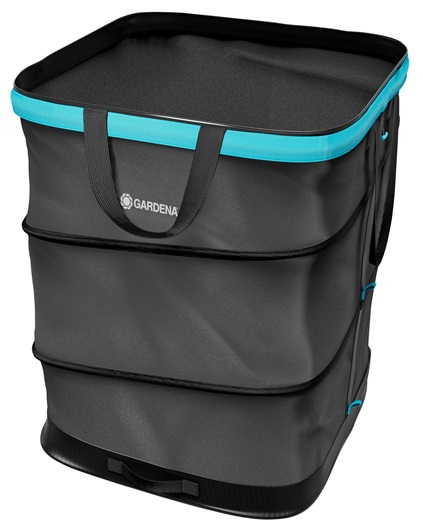 Gardena Gartenabfallsack PopUp Rechteckig 220 L Schwarz, Grün
