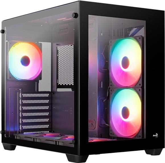 AeroCool Geh Midi Dryft MicroATX/ATX/MiniITX FRGB (black) (ACCM-ES01063.11)