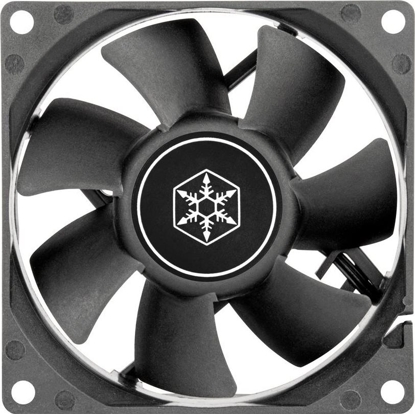 SilverStone FN80 Gehäuselüfter 80 mm Schwarz