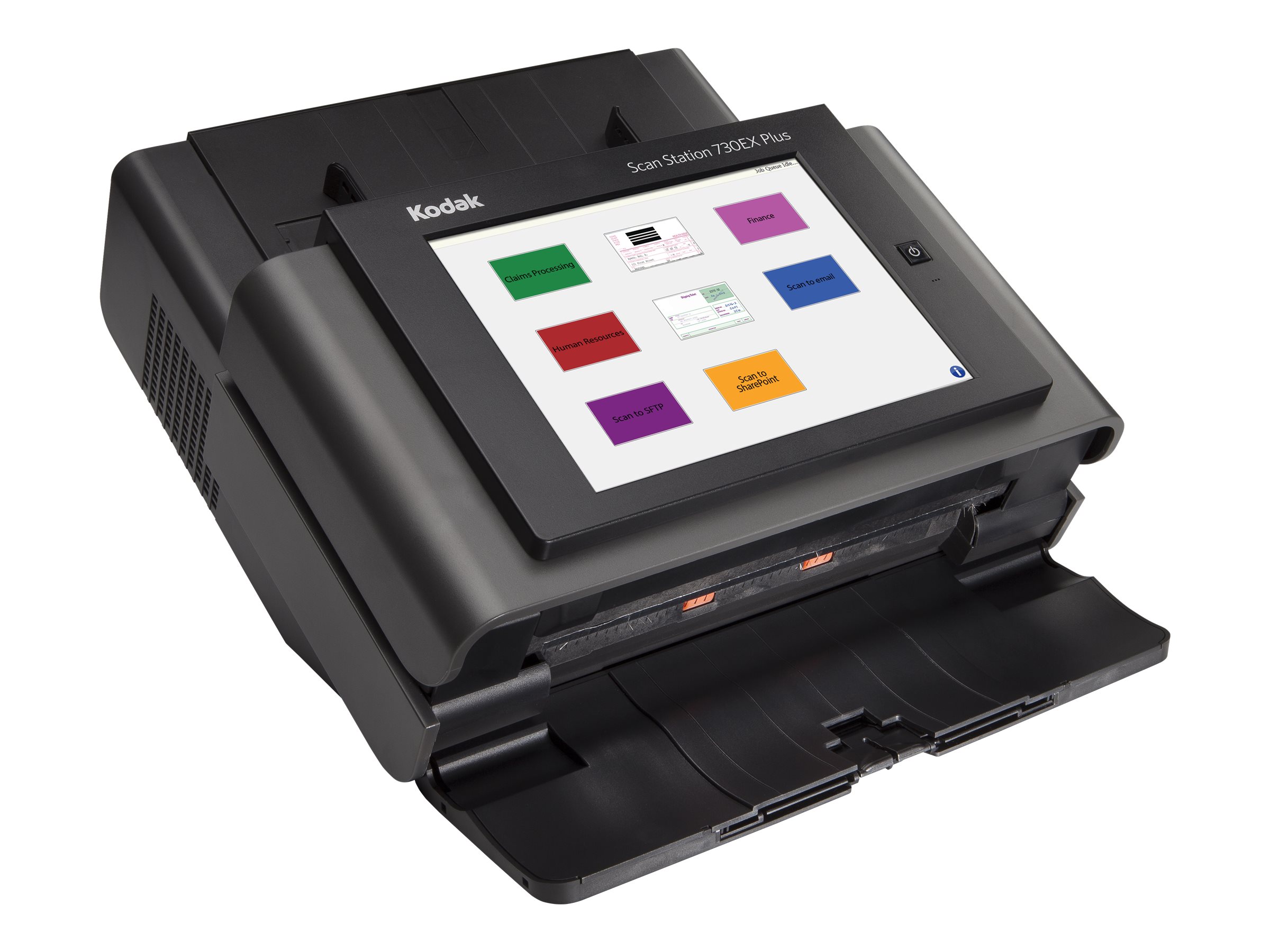 Kodak Scan Station 730EX Plus A4 Netzwerk-Dokumentenscanner Duplex 70 ppm 600 dpi LCD-Touchdisplay Schwarz