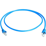 Telegärtner Patchkabel, S/FTP, PiMF, Cat 6A (ISO/IEC), blau, 1,5 m Für 10 Gigabit/s, halogenfrei, mit Telegärtner Kabel und Telegärtner-Steckern (L00001A0129)
