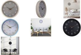 NEXTIME Wanduhr/Quarzuhr NXT ECO, Durchmesser: 300 mm, blau Ziffern in schwarz, Ziffernblatt weiß, Kunststoff-Gehäuse - 1 Stück (7373BL)