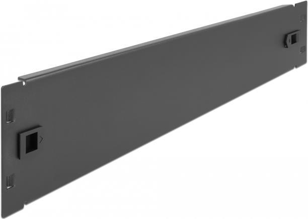 DeLOCK Network Cabinet Blind Cover - Rack-Blindabdeckungsplatte - Schwarz - 2U - 48,3 cm (19) (66579)