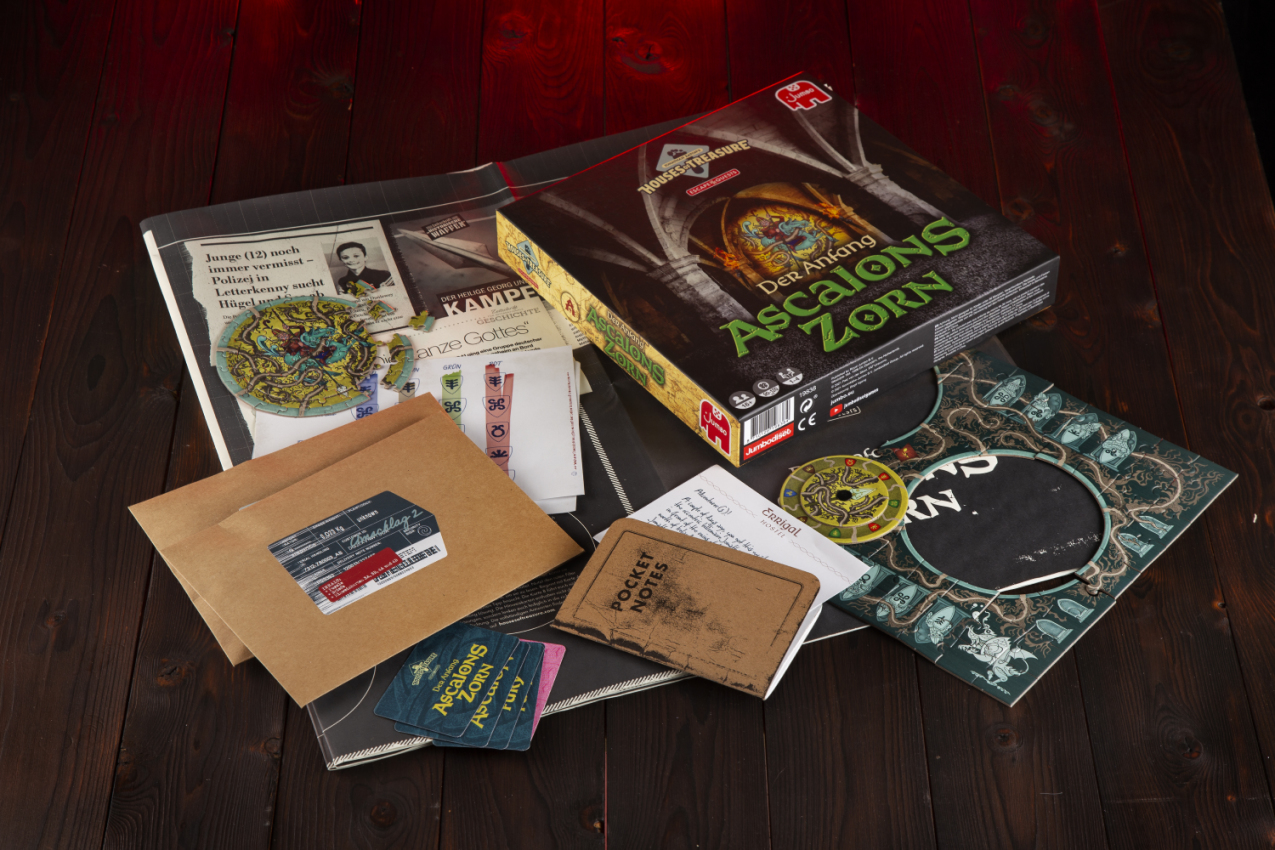 Jumbo Escape Quest Der Anfang Ascalons Zorn Brettspiel Laterales Denken ab 16 Jahren Mehrfarbig