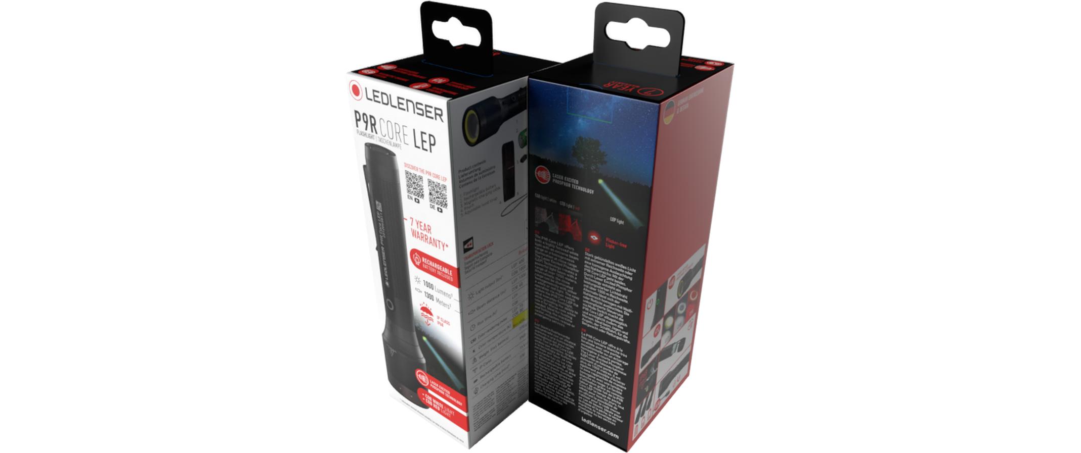 Ledlenser P-Series P9R Core LEP Edition 2024 Taschenlampe 1000 lm IP68 Schwarz