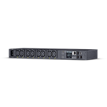 CyberPower PDU41005, Switched PDU, Rackmount 1U, Switched PDU, Eingang 230V/16A (1), Ausgang IEC-320 C13 (8), SNMP-Netzwerkanschluss, PowerPanel Software
