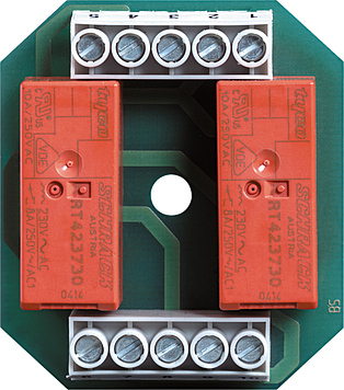 GIRA 038200. Produktfarbe: Grün, Orange, Temperaturbereich in Betrieb: -25 - 70 °C. AC Eingangsspannung: 230 V, AC Eingangsfrequenz: 50 Hz, Stromstärke: 4 A. Abmessungen (BxTxH): 46,6 x 21,1 x 52,4 mm (8724107)