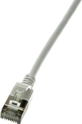 LogiLink Slim U/FTP Netzwerkkabel 0,3 m Cat6a U/FTP (STP) Grau (CQ9012S)