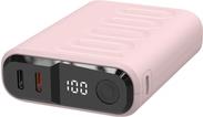 Powerbank RealPower PB-10000C PD+ mit 3xType-C,Rose (458441)