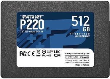 Patriot Memory P220 512GB 2.5" Serial ATA III (P220S512G25)