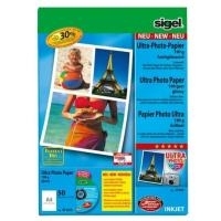 sigel Ultra-Foto-Papier, DIN A4, hochglänzend, 190 g/qm (IP639)