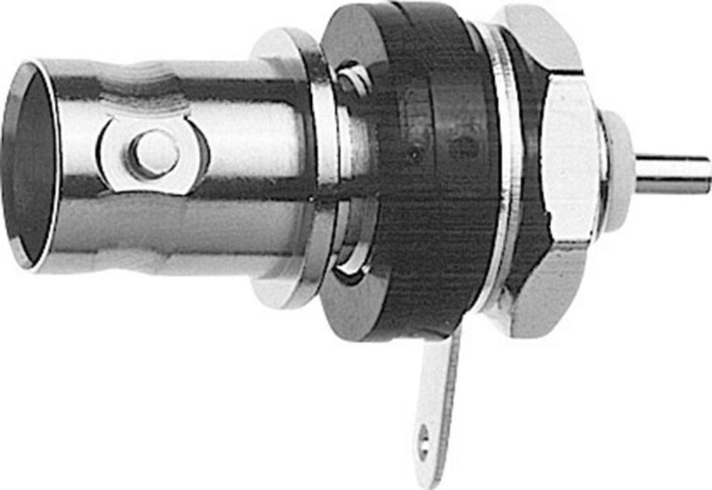 Telegärtner BNC-Einbaubuchse, isoliert 75 Ohm, mit Isolierscheiben schwarz, Z03  - 1 Stück (J01003A1286)