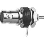 Telegärtner BNC-Einbaubuchse, isoliert 75 Ohm, mit Isolierscheiben schwarz, Z03  - 1 Stück (J01003A1286)