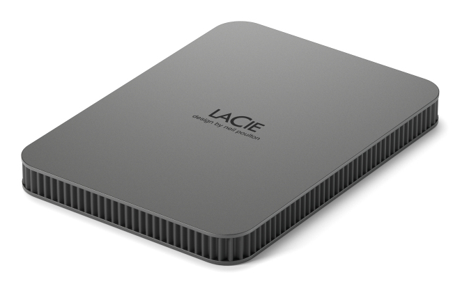 LaCie Mobile Drive Secure Externe Festplatte 2 TB USB-C Space-grau