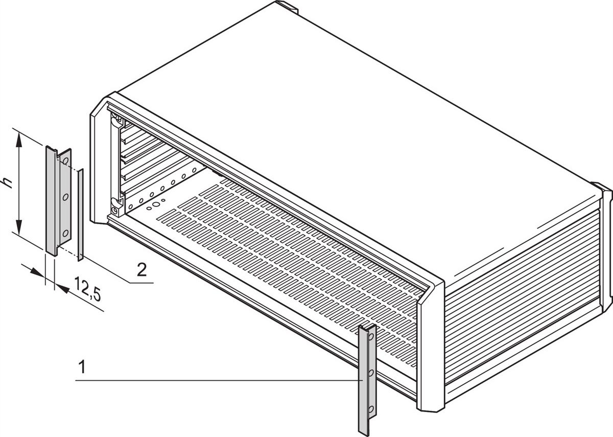 SCHROFF SEITL.BLENDE PROPAC/PRO - Rack-Zubehör (24576117)