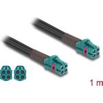 Delock Kabel Mini FAKRA Z Buchse quad zu Mini FAKRA Z Buchse quad B-Typ (90139)