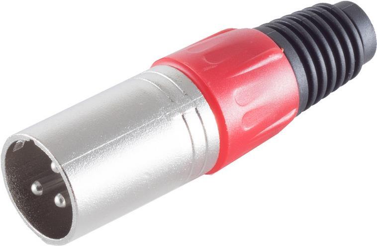 S-CONN S/CONN maximum connectivity XLR-Stecker, rot (55002-R)