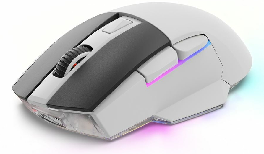 Sharkoon SKILLER SGM50W Optische Gaming-Maus 6400 DPI Kabellos/Kabelgebunden Weiß