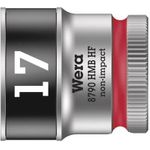 Wera Außen-Sechskant Steckschlüsseleinsatz 17 mm 3/8" (10 mm) 8790 HMB HF Zyklop 05003751001 (05003751001)