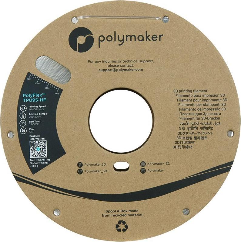 Polymaker PD03003 TPU95-HF Filament TPU Flexibles flexibel Highspeed (PD03003)