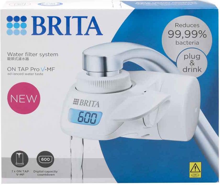 BRITA On Tap Wasserfilter 600 l Weiß (4006387102173)