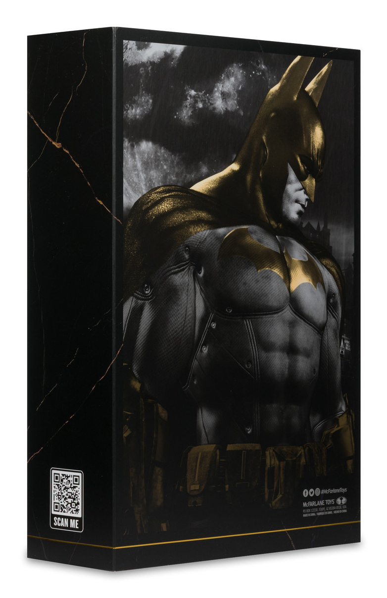 McFarlane DC Multiverse Batman Knightmare Action Figur Arkham City 178 mm Gold/Schwarz