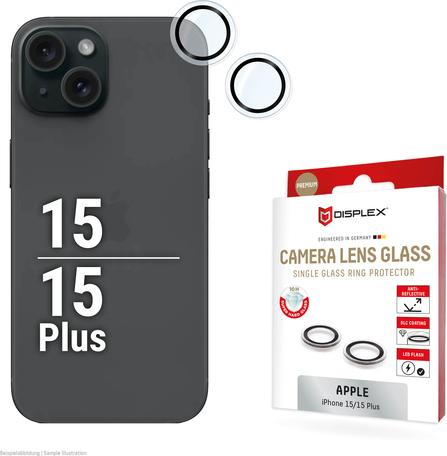 E.V.I DISPLEX CAMGLASS SINGLE LENS IPHONE 15/15 PLUS (02120)