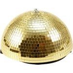 EUROLITE Spiegel-Halbkugel 30cm gold motorisiert (50102052)