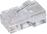 S-Impuls Western Stecker RJ45, 8P4C für Flachkabel (25 Stück) (TC 72054-SET 25)