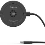 Hama Kabelloses Qi2 25W-Ladegerät, induktives Ladepad, Schnellladen, 25 W, Schw. (00201756)
