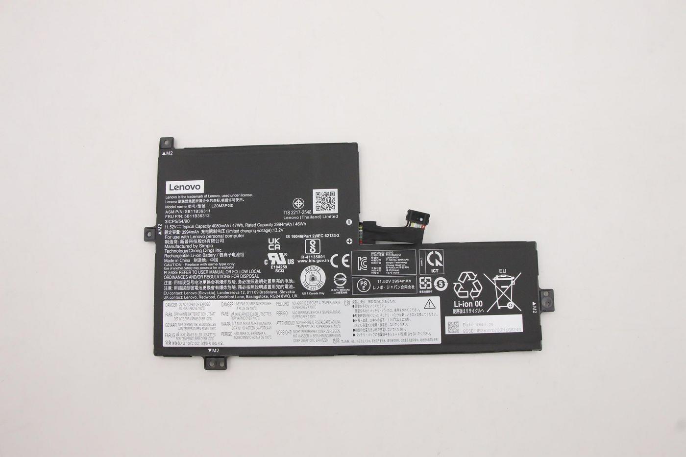 Lenovo 300e Chrome Gen3 Pollock SP/A L20M3PG0 11.52V4 (5B11B36312)