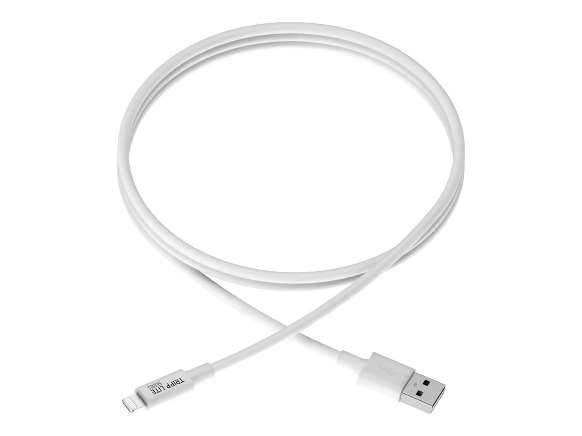 Tripp Lite Eaton Tripp Lite Series USB-A to Lightning Sync/Charge Cable MFi Certified 1.83 m Weiß