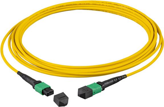 EFB Elektronik MTP®-F/MTP®-F 12-Fasermatrix Patchkabel OS2,LSZH gelb, Code B, 3m, Anwendung: Server to Server- / Switch to Switch Verbindung,Geeignet für Übertragungsstrecken bis 100 GigabitSteckerhersteller: US ConnecMatri (MTPF12MTPFOS2-3)