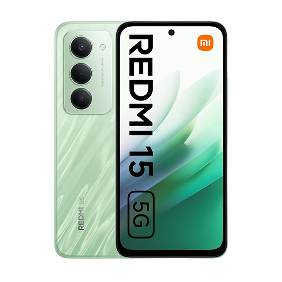 Xiaomi Redmi 15 5G/LTE Smartphone 128GB 4GB RAM ripple green 7000mAh Dual-Kamera (69080)