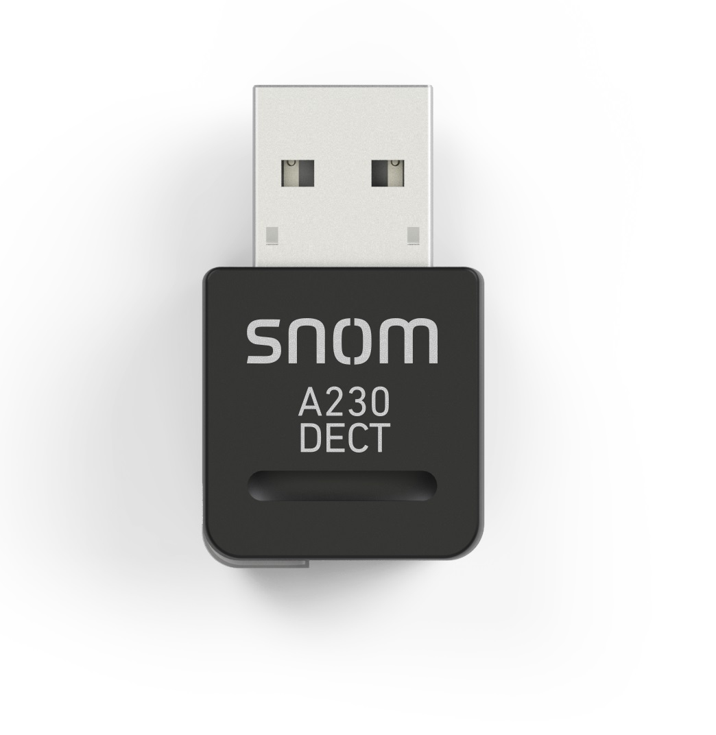 Snom A230 DECT USB-Stick Netzwerkadapter USB 2.0 Schwarz