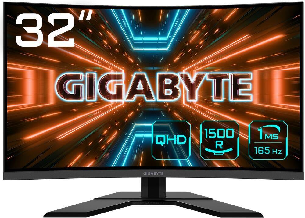 GIGABYTE G32QC A QHD Curved Gaming Monitor [Energieklasse G] (G32QC A)