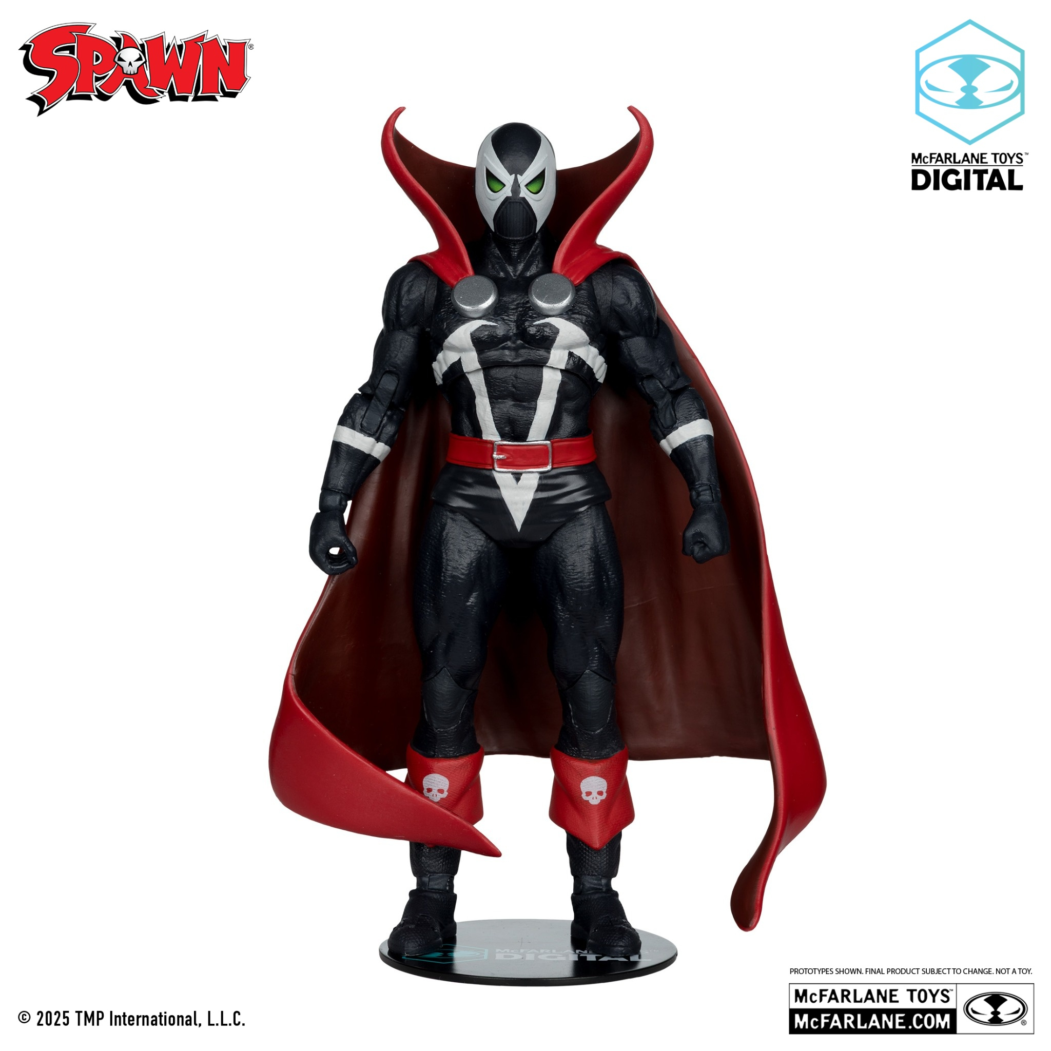 MCFARLANE Toys Spawn Sammelfigur 7" mit Comic Schwarz, Rot