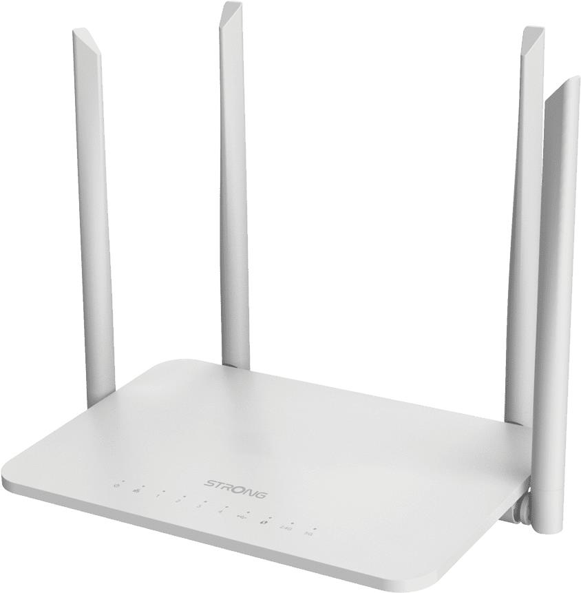 Strong 1200S WLAN-Router Gigabit Ethernet Dual-Band (2,4 GHz/5 GHz) Weiß (ROUTER1200S)