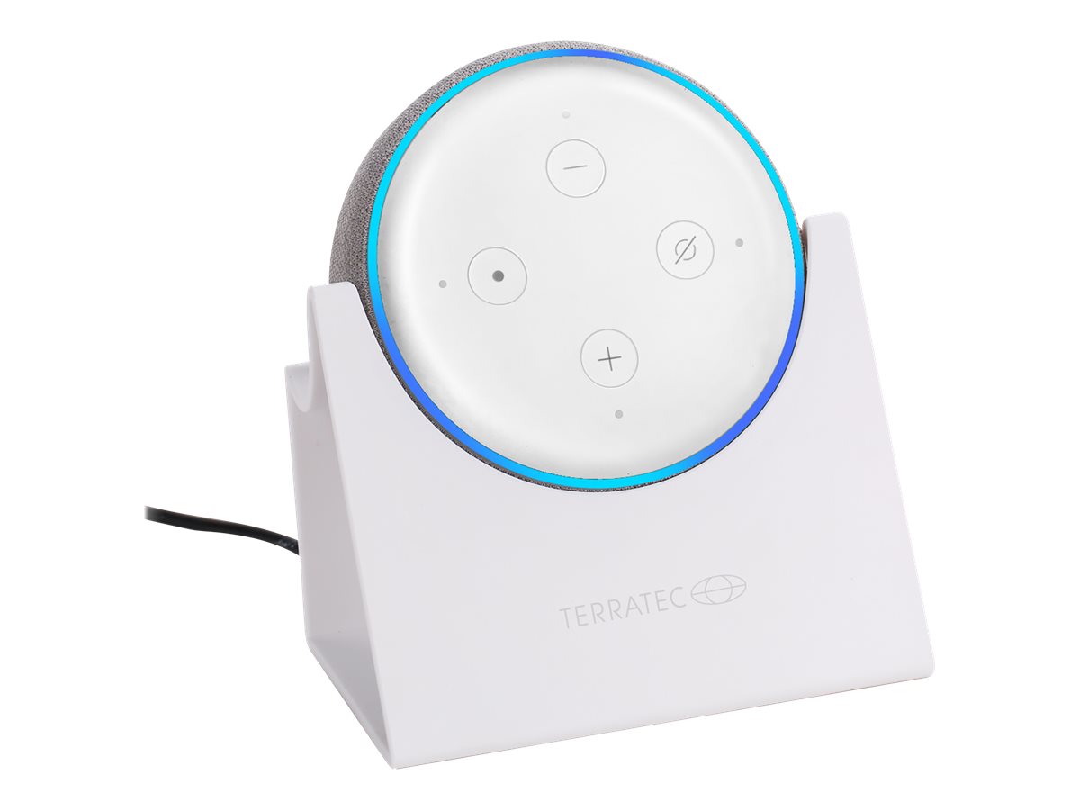 TerraTec Stand by ME Echo Halterung für Amazon Echo Dot (3. Generation) Weiß