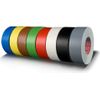 tesa Gewebeband 4651 Premium, 38 mm x 50 m, schwarz Kunststoffbeschichtung aus 148 mesh Zellwollgewebeträger und (04651-00507-00)