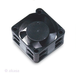 Akasa AK-4020MS Gehäuselüfter 40 mm 12V 3-Pin Schwarz