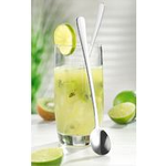 Esmeyer Langstiellöffel "Sylvia", aus Edelstahl 18/0 poliert, spülmaschinengeeignet, Länge: 199 mm - 12 Stück (156-022)