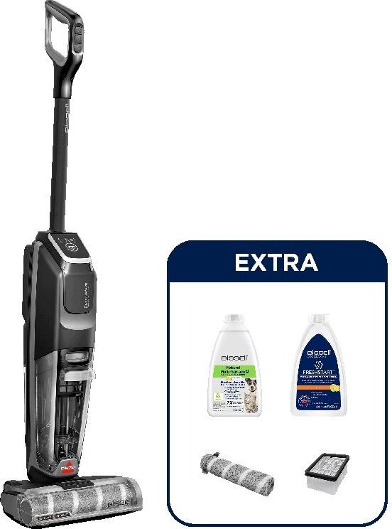 Bissell CrossWave OmniForce Edge Pro Standstaubsauger Akku Trocken&Nass Polytetrafluorethylen (PTFE) Beutellos 0 l 200 W Schwarz (4000N)