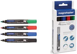 magnetoplan Board- und Flipchartmarker, Rundspitze, schwarz zum Schreiben auf Whiteboard-Oberflächen und Flipcharts (1228112)