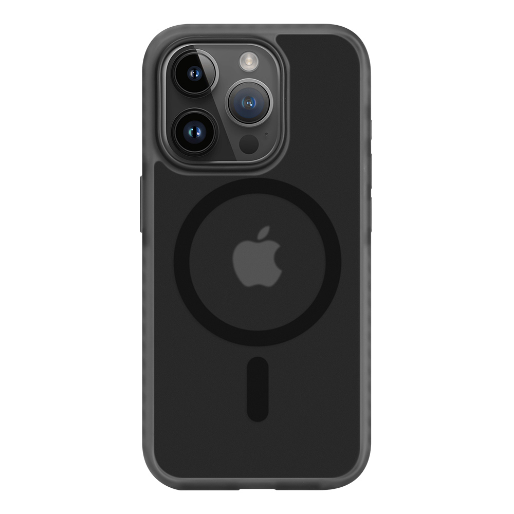 Nevox StyleShell Invisio Handyhülle für iPhone 16 Pro MagSafe Schwarz