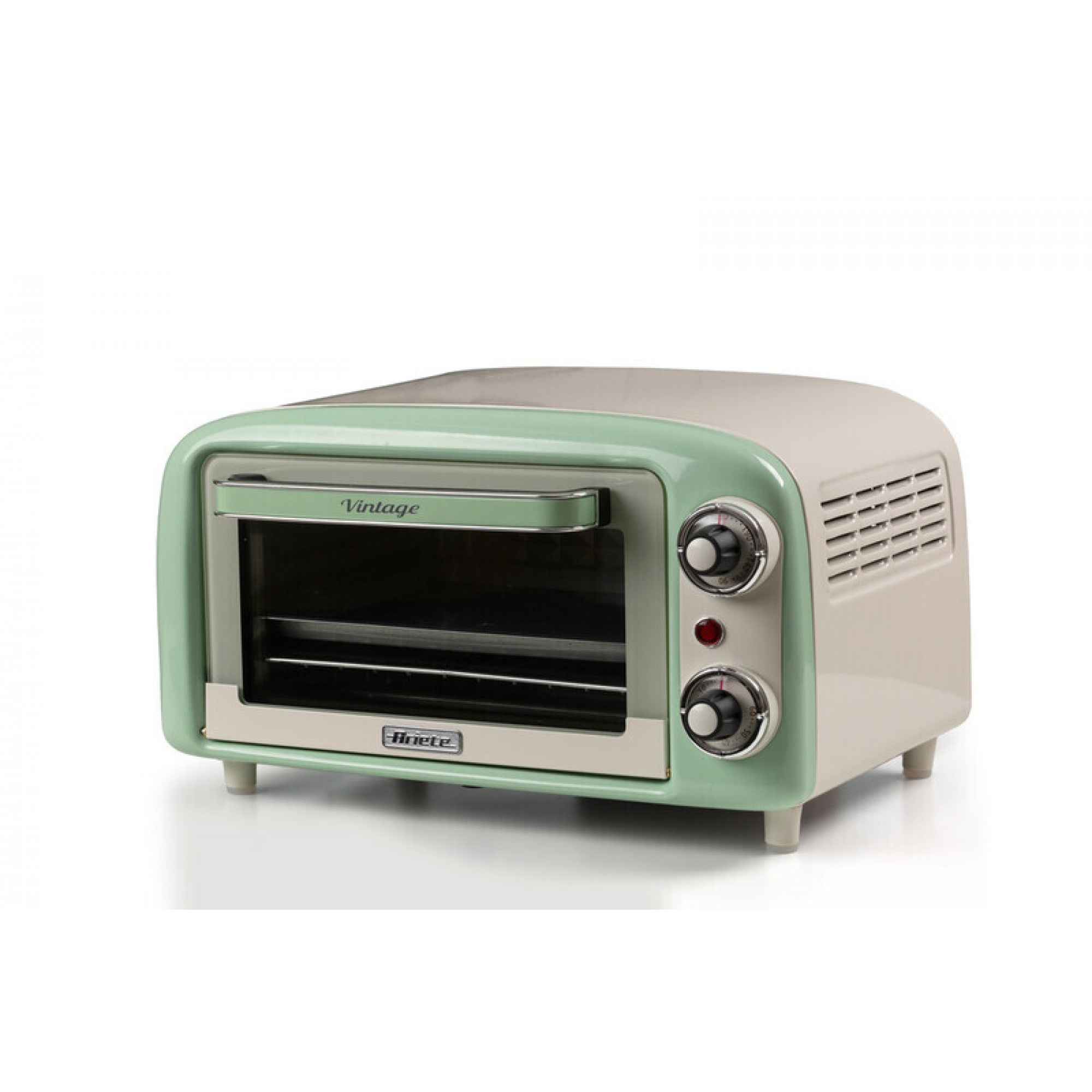 Ariete Mini-Backofen Vintage Green 10 Liter 800 W Grün/Weiß