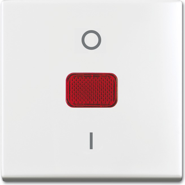 Busch-Jaeger 1731-0-2007. Produktfarbe: Rot, Weiß, Markenkompatibilität: Busch-Jaeger (1731-0-2007)