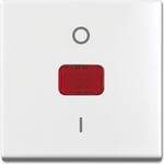 Busch-Jaeger 1731-0-2007. Produktfarbe: Rot, Weiß, Markenkompatibilität: Busch-Jaeger (1731-0-2007)