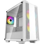 DeepCool CC360 WH ARGB PC-Gehäuse Mini Tower Micro-ATX weiß ARGB-Lüfter (R-CC360-WHAPM3-G-1)