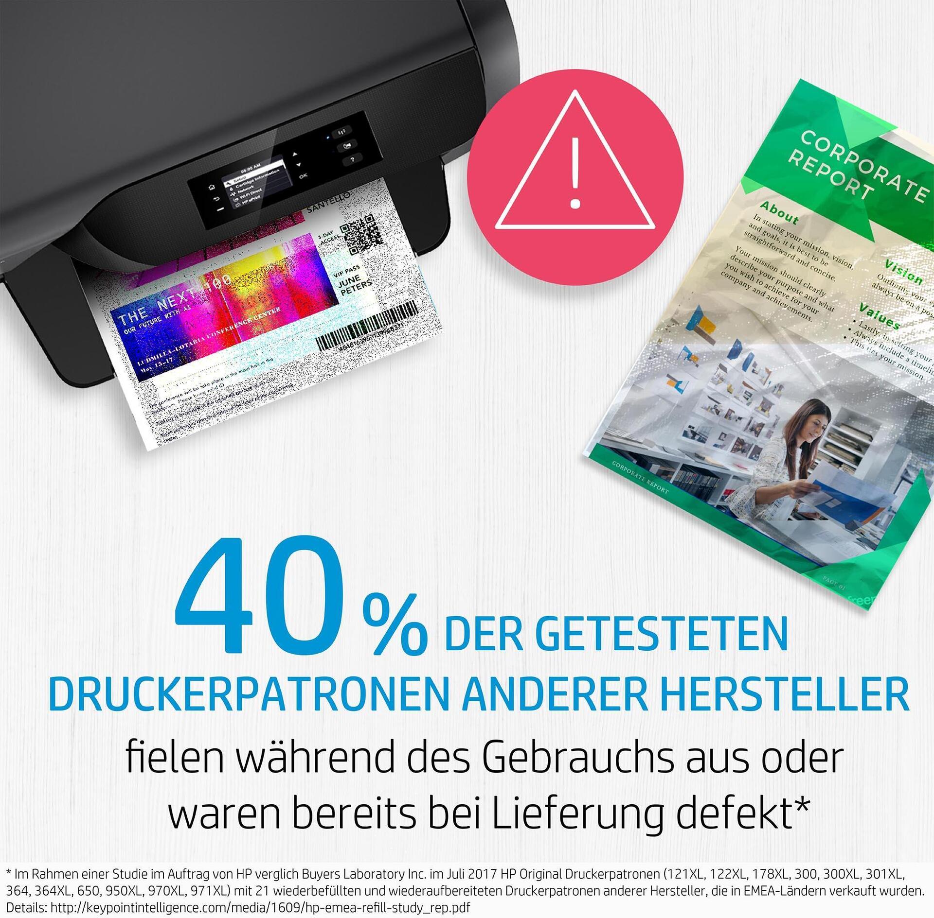 HP 6ZA18AE Druckkopf Cyan, Magenta, Gelb